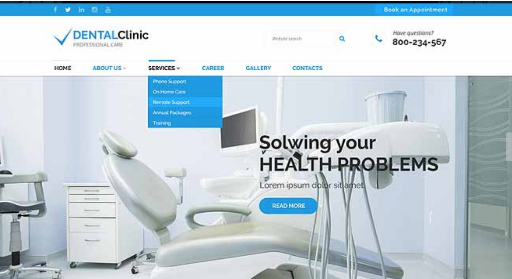 Medical HTML Responsive Bootstrap Template